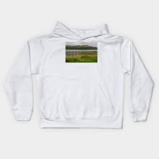 View across Lough Glencar Kids Hoodie